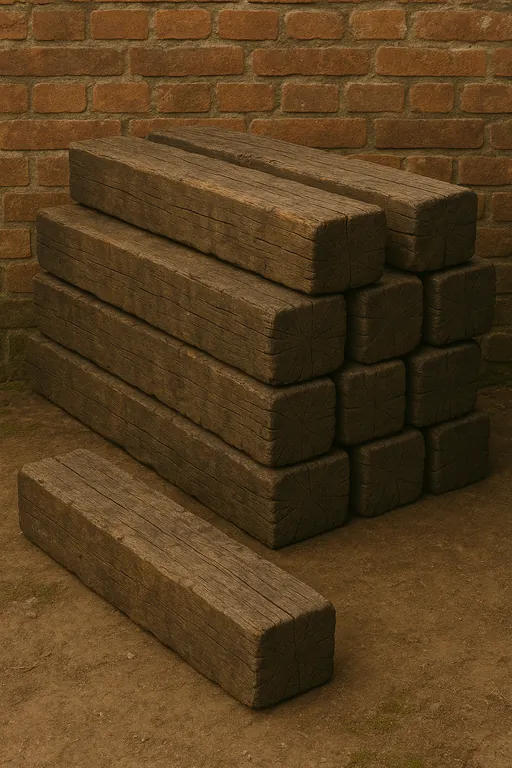 Wooden Railway Sleepers